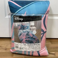 Disney Lilo Stitch Floral Fun 7 Piece Full/Queen Bed Set Jay Franco Sons NEW