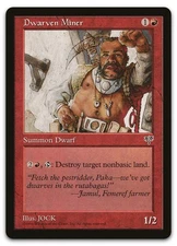 Dwarven Miner (NM) Mirage MIR Magic MTG