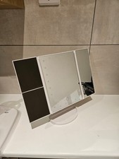 Rio 24 LED Touch Dimmable Makeup Mirror With 2x & 3x Magnification - White NEW