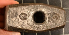 ATHA - 3# - DRILLING HAMMER HEAD - BLACKSMITH - VERY GOOD CONDITON