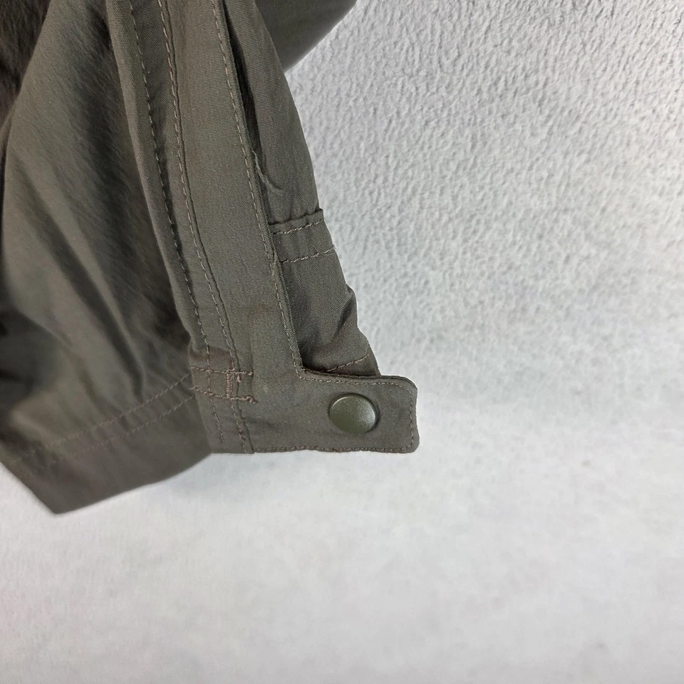 REI Co-op Pants Womens 8 Petite Olive Green Convertible Hiking Nylon Stretch - Image 4 of 4