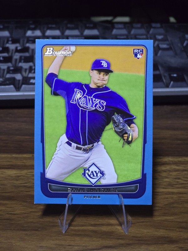 2012 Bowman Draft Picks & Prospects - Chris Archer #35 Blue /500 (RC)