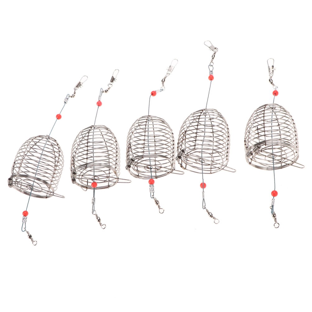 5 PCS Fishing Accessories Crab Trapping Carp Traps for Tackle Cage Feeder - Image 5
