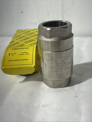 #ad #ad Strataflo 1 1 2β Check Valve. No. 2400 . 400 Psi.. $75.00