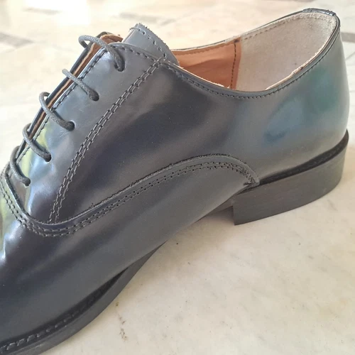 SCARPE UOMO CLASSICHE ELEGANTI DERBY cuoio 41 A 44 LISTINO 90 EURO VV - Foto 17 di 18