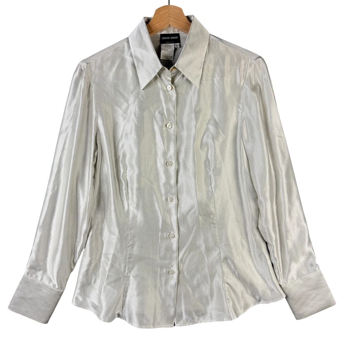 トップス 1990s Giorgio Armani Borgo 21 Silk Shirt Giorgio Armani Silk Blouse Tops for Women for sale | eBay
