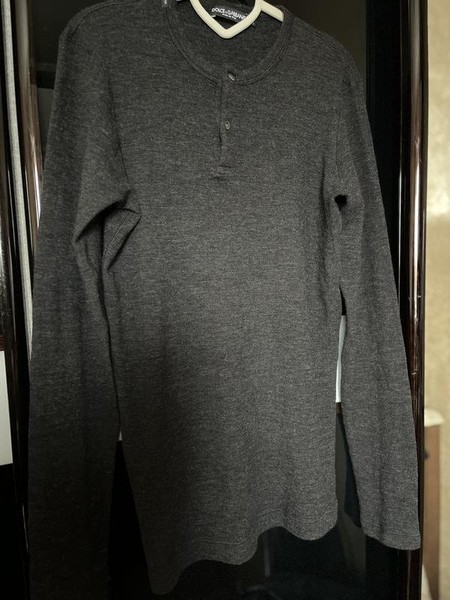 Men Dolce & Gabbana Sweater Grey Wool 42 / XL / 50