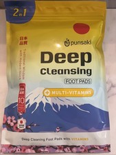 Purisaki Deep Cleansing Foot Pads + Multi-vitamins And Minerals/10 Pads