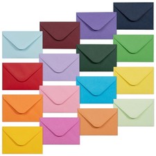Gift Card Envelopes - 160-Count Mini Envelopes, 4 x 2.7 Inches, 16 Colors
