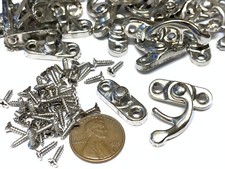 25 pieces BXR brand S Silver Nickle Wood Box Case Latch Clasp small metal a10