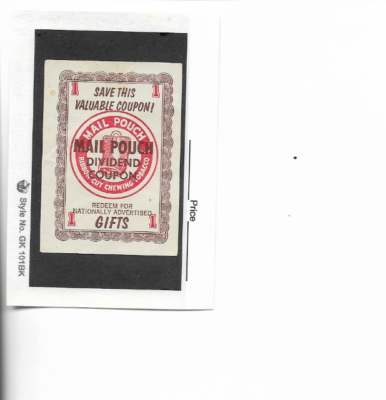 VINTAGE-COUPON-RIBBON CUT CHEWING TOBACCO