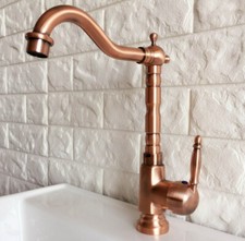 Antique Copper Single Handle/Hole Kitchen Faucet Bathroom Sink Mixer Tap 2nf401