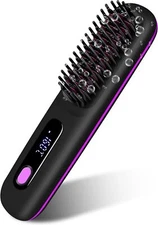 Numoya Portable Straightener Brush Numoya Go Brush Pro Cordless Hair Straight...