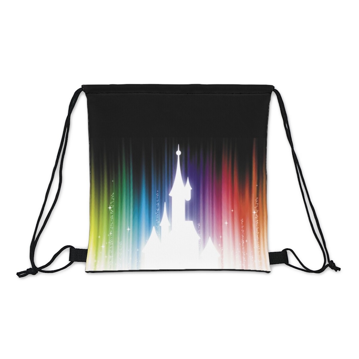 Disney Rainbow Castle Drawstring Bag