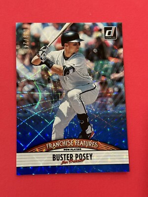 2019 Panini Donruss Buster Posey Franchise Features 29/249 Blue #FF16