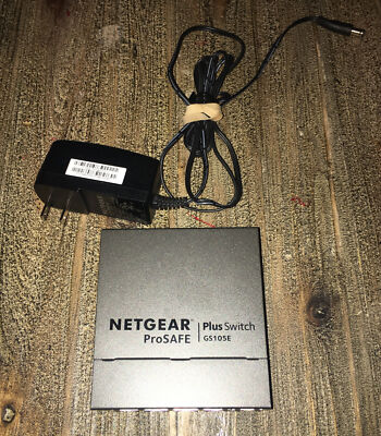 NETGEAR ProSafe Plus Switch  5-port Gigabit Network Switch (GS105Ev2) 