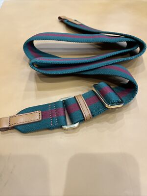 Mark and Graham Build a bag  Crossbody strap Forest Green Berry Twill