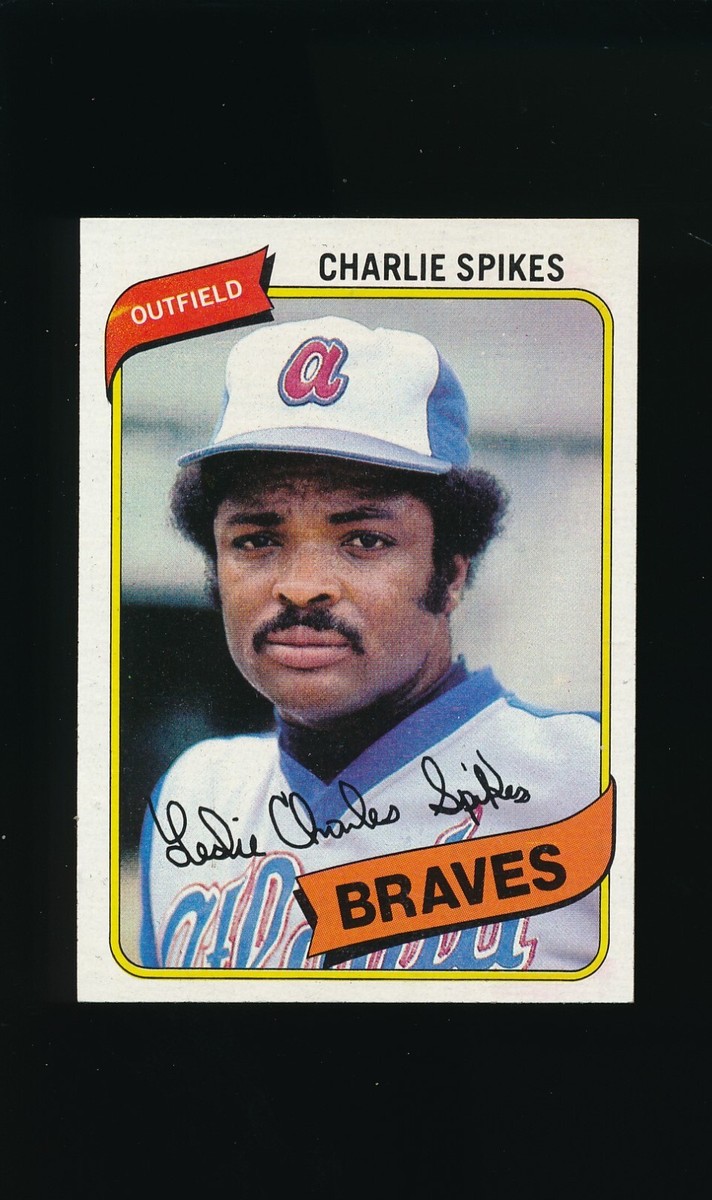 1980 Topps #294 Charlie Spikes * Outfield * Atlanta Braves * EX-MT
