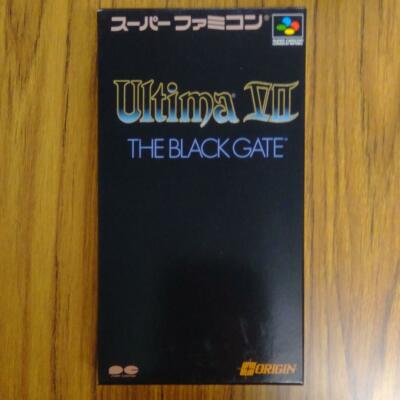 SFC SUPER FAMICOM ULTIMA VII THE BLACK GATE NEW JPN IMPORT