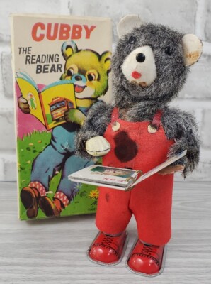 Reading Bear本を読むクマ・50'sヴィンテージ・ブリキ玩具・おもちゃ Reading Bear本を読むクマ・50´sヴィンテージ・ブリキ玩具・おもちゃ