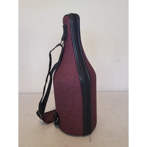 The Caddy O Wine Bottle Carrying Tote NEW with BOX & Corkscrew Chiller Burgundy - Picture 5 of 22