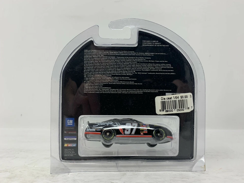 Equipo Calibre Nascar #97 Kurt Busch Sharpie Ford Taurus Pit Stop 1:64 Diecast Foto 3 de 3