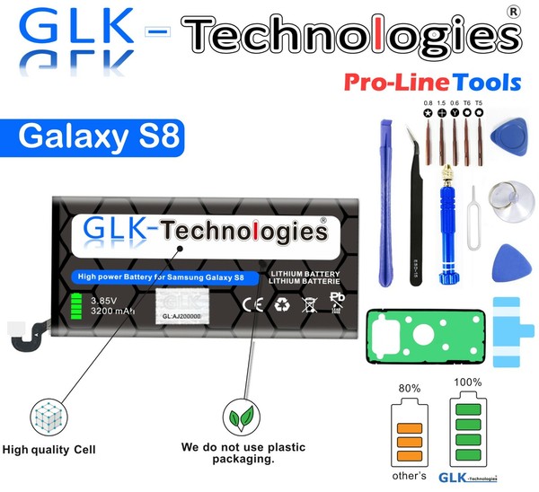 Glk -TECHNOLOGIES ! Akku Accu Batterie FüR Samsung Galaxy S8 SM-G950F SM-G950U1-image