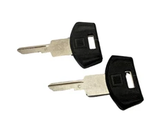 GM OEM Key Blank, "C" Groove, Crescent Head/Wide Head, (Lot of 2)