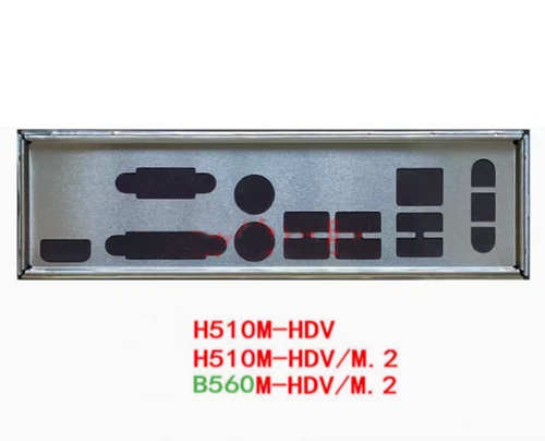 Shield I/O IO Backplate For ASRock H510M-HDV/M.2 Motherboard