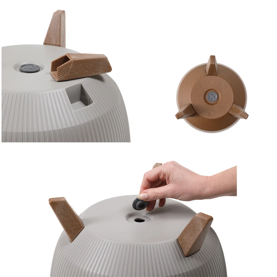 Blumentopf mit Füßen Übertopf Schale sehr DEKORATIV 5 Farben 5 Größen - Bild 2 von 4