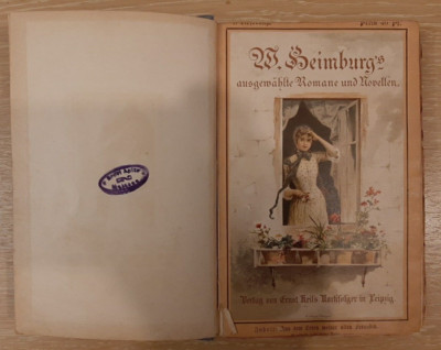 from the life of my old friend, Wilhelmine Heimburg, around 1880, 284 pages