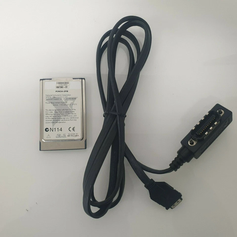  " Tested " NI PCMCIA-GPIB _186736C-01 w/NI GPIB CABLE - Image 2 of 4