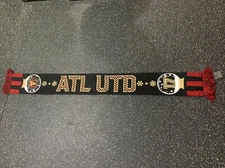 Atlanta United Scarf Holiday Snow Globe Scarf. NWT