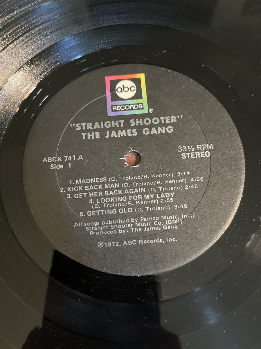 James Gang ‎– Straight Shooter 12” 33rpm ABCX-741 1972 Vinyl | eBay