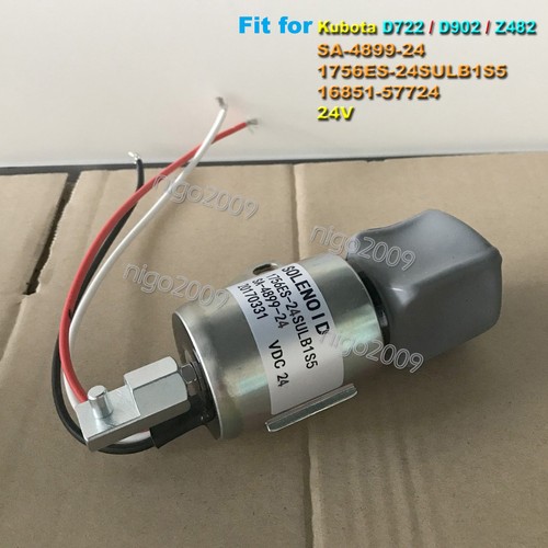 Fuel Shut Off Solenoid SA489924 24V 1756ES24SULB1S5 for Kubota D722