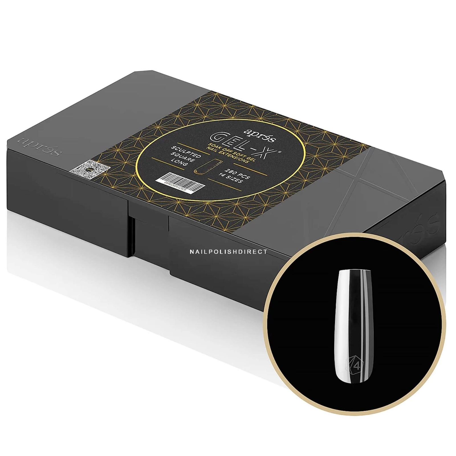 Aprés Gel-X Box Of Tips - Sculpted Long Square
