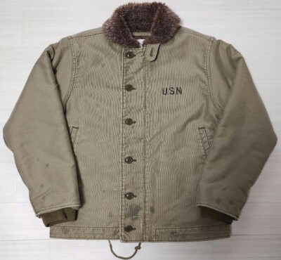 US Navy Department Deck Jacket N-1 CONTRACT NXsx65913 Size 34