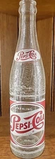 Vintage 1950s 10oz Sparkling Pepsi Cola Bottle Embossed Hopkinsville Kentucky KY