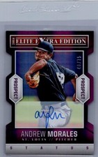 2014 Panini Elite Extra Edition #95 Andrew Morales Prospects Sign Purple/75