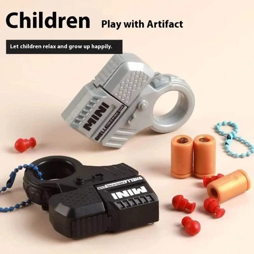 Fidget Toy für Stressabbau EDC Fingerspitze Spielzeugpistole Dekompression Schießen Spielzeug - Bild 4 von 11