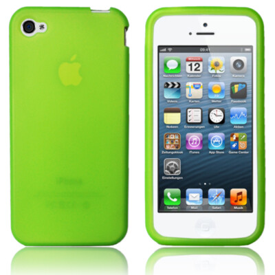 Handhülle für Apple iPhone 7 / 8 Hülle Cover Schutz Tasche Back Case Glow  Grün