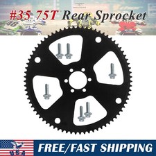  35 75T 75 Teeth Chain Rear Sprocket For Dirt Pit Bike Go Kart ATV Quad Taotao