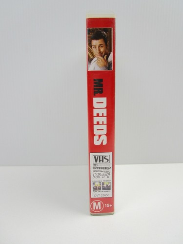 Mr Deeds, Adam Sandler, VHS Tape, Vintage Video, Movie, M15+ - Picture 2 of 4