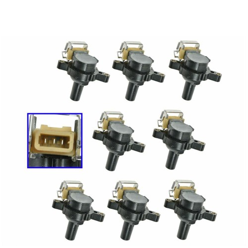 Ignition Coils Short Design Kit Set of 8 For 03-05 Range Rover Sport Utility