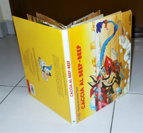 Libro Pop Up CACCIA AL BEEP BEEP Looney Tunes Rizzoli 1995 Willy il Coyote 3D - Imagen 1 de 3