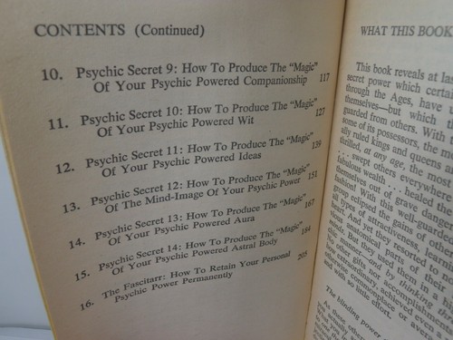 The Secrets of Personal Psychic Power by Frank Rudolph Young Paperback - Imagen 6 de 7