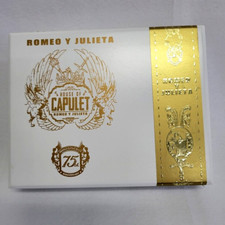 Scatola Sigari Romeo y Julieta 75° Anniversario Casa dei Capuleti Lamina Oro Pulita