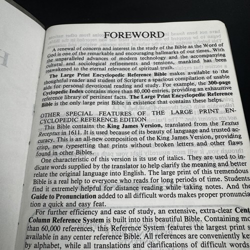 Royal Publishing Large Print Encyclopedic Reference Edition Grey Holy Bible KJV - Picture 10 of 14