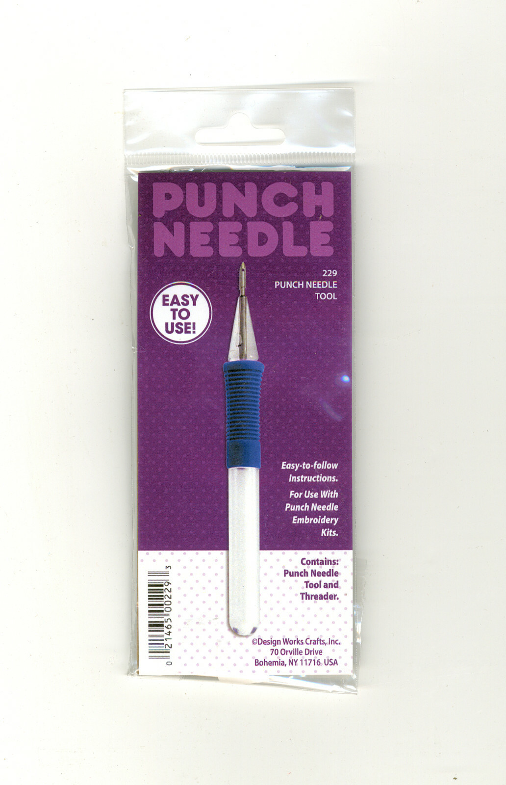 1, Fоur Paсk Threaders Tool Embroidery Punch Needle White