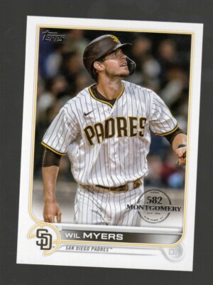 2022 Topps 582 Montgomery Club Stamp #503 Wil Myers San Diego Padres